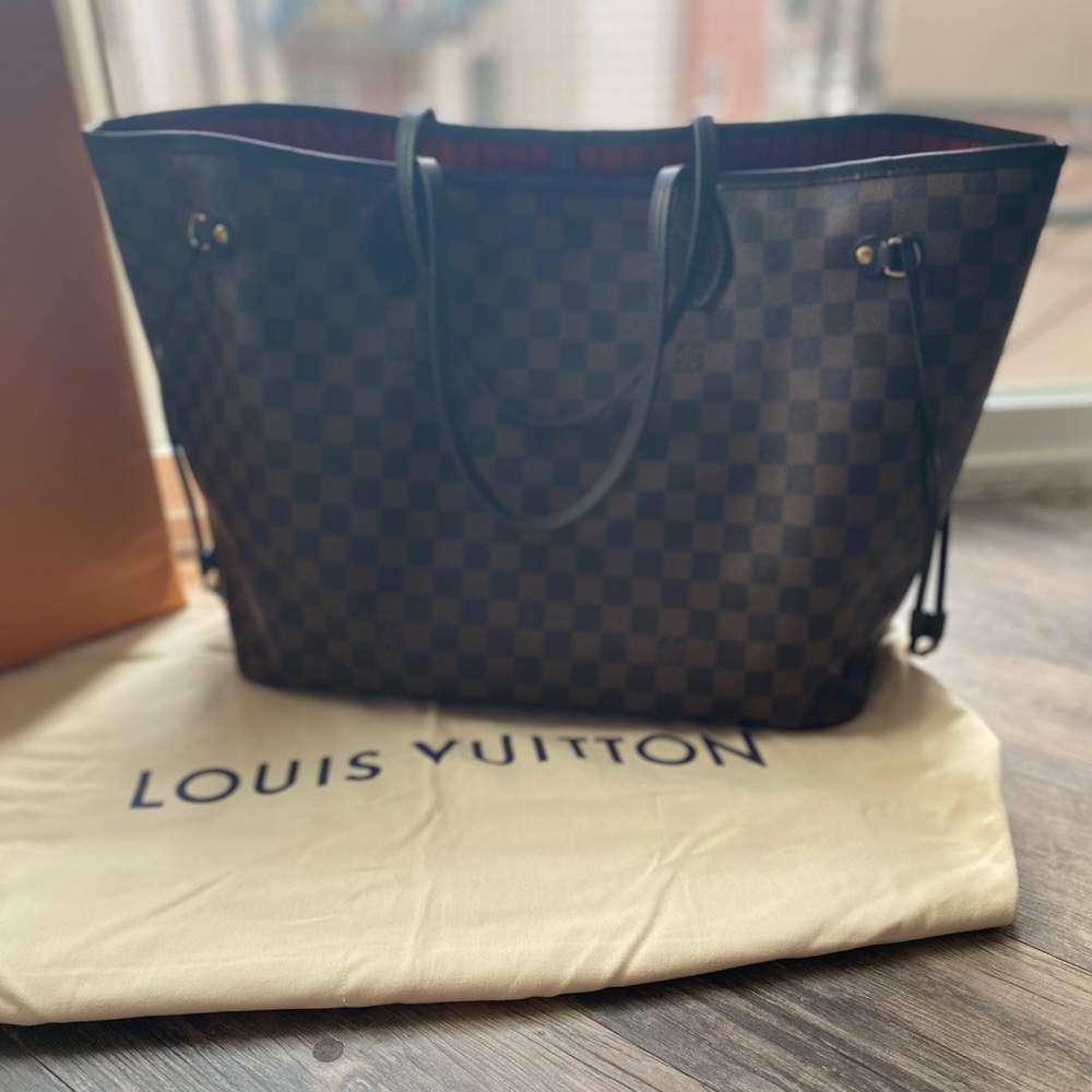 Authentic Louis Vuitton - Damier Ebene - Neverfull GM